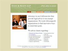 Tablet Screenshot of evansrosen.com